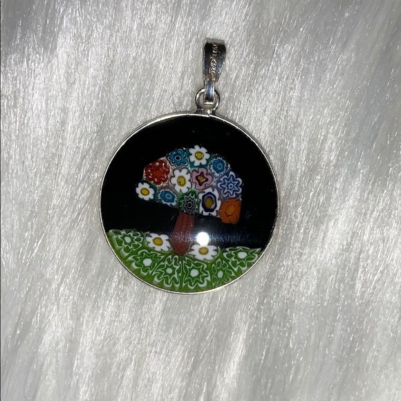 Le MurrineVeneziane Mushroom 🍄 Pendant NWOT - Picture 3 of 4